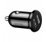 Car Charger Baseus Grain Pro, 24W, 2.4A, 2 x USB-A, Black CCALLP-01 
