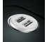 Car Charger Baseus Grain Pro, 24W, 2.4A, 2 x USB-A, White CCALLP-02 