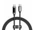 USB-C to USB-C Cable Baseus Display, 100W, 5A, 1m, Black CATSK-B01 