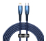 USB-C to Lightning Cable Baseus Glimmer Series, 20W, 2.4A, 2m, Blue CADH000103 