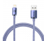 USB-A to Lightning Cable Baseus Crystal Shine Series, 18W, 2.4A, 1.2m, Purple CAJY000005 
