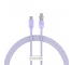 USB-A to USB-C Cable Baseus Explorer, 100W, 5A, 2m, Purple CATS010505 