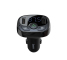 Bluetooth FM Transmitter and Car Charger Baseus S-09A (Overseas Edition), 2 X USB-A - microSD, Black