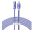 USB-C to Lightning Cable Baseus Crystal Shine Series, 20W, 2.4A, 2m, Purple CAJY000305 