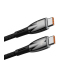 USB-C to USB-C Cable Baseus Glimmer Series, 100W, 5A, 1m, Black CADH000701 