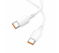 USB-C to USB-C Cable Borofone BX93, 100W, 5A, 1m, White 