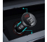 Car Charger Baseus Digital Display, 24W, 2.4A, 2 x USB-A, Silver CCBX-0S 