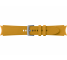 Hybrid Leather Strap for Samsung Galaxy Watch6 / Classic / Watch5 / Pro / Watch4 Series, 20mm, M/L, Mustard ET-SHR89LYEGEU