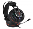 Gaming headset Motospeed G919, OverEar, RGB, Black