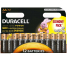 Duracell BASIC Duralock Batteries MN 1500, AA / LR6 / 1.5V, Set 12 pcs, Alkaline (EU Blister)