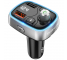 Bluetooth FM Transmitter and Car Charger Borofone BC32 Sunlight, 2 x USB-A, Black