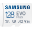 microSDXC Memory Card Samsung Evo Plus with Adapter, 128Gb, Class 10 / UHS-1 U3 MB-MC128KA/EU