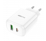 Wall Charger BLUE Power BBN4 Potential 20W, 1x USB / 1x Type-C White (EU Blister)