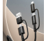 3in1 Cable USB / Type-C / Lightning Joyroom S-1230G3, 60W, 1.2m Black (EU Blister)