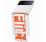 Silicone Case with Strap for Samsung Galaxy Z Flip4 F721, White EF-GF721TWEGWW