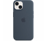 Silicone Case with MagSafe for Apple iPhone 14, Storm Blue MPRV3ZM/A