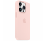 Silicone Case with MagSafe for Apple iPhone 14 Pro, Chalk Pink MPTH3ZM/A