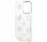 Silicone Case Guess Peony Glitter for Apple iPhone 14 Pro White GUHCP14LHTPPTH (EU Blister)