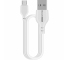 Wall Charger Blue Power L65EU, 12W, 2.4A, 2 x USB-A, with Lightning Cable, White