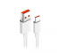 USB-A to USB-C Cable Xiaomi Mi, 120W, 6A, 1m, White BHR6032GL
