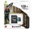 microSDXC Memory Card Kingston Canvas Go Plus with Adapter, 128Gb, Class 10 / UHS-1 U3 SDCG3/128GB