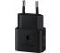 Wall Charger Samsung, 25W, 3A, 1 x USB-C, Black EP-T2510NBEGEU 