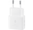 Wall Charger Samsung, 25W, 3A, 1 x USB-C, with USB-C Cable, White EP-T2510XWEGEU 