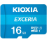 Memory Card MicroSD KIOXIA Exceria (M203) with adapter, 16Gb, Class 10 / UHS-1 U1, LMEX1L016GG2 (EU Blister)