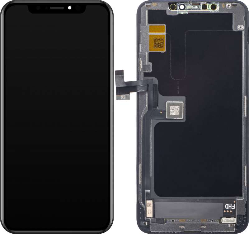 LCD Display Module ZY for Apple iPhone 11 Pro Max, In-Cell IC Version, Black