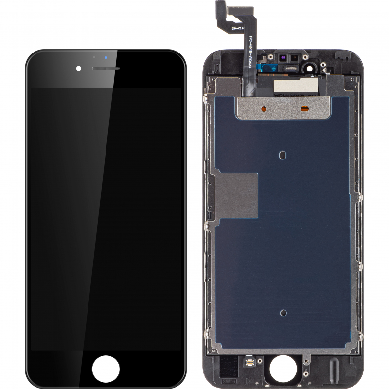 LCD Display Module ZY for Apple iPhone 6s, Premium Plus, Black