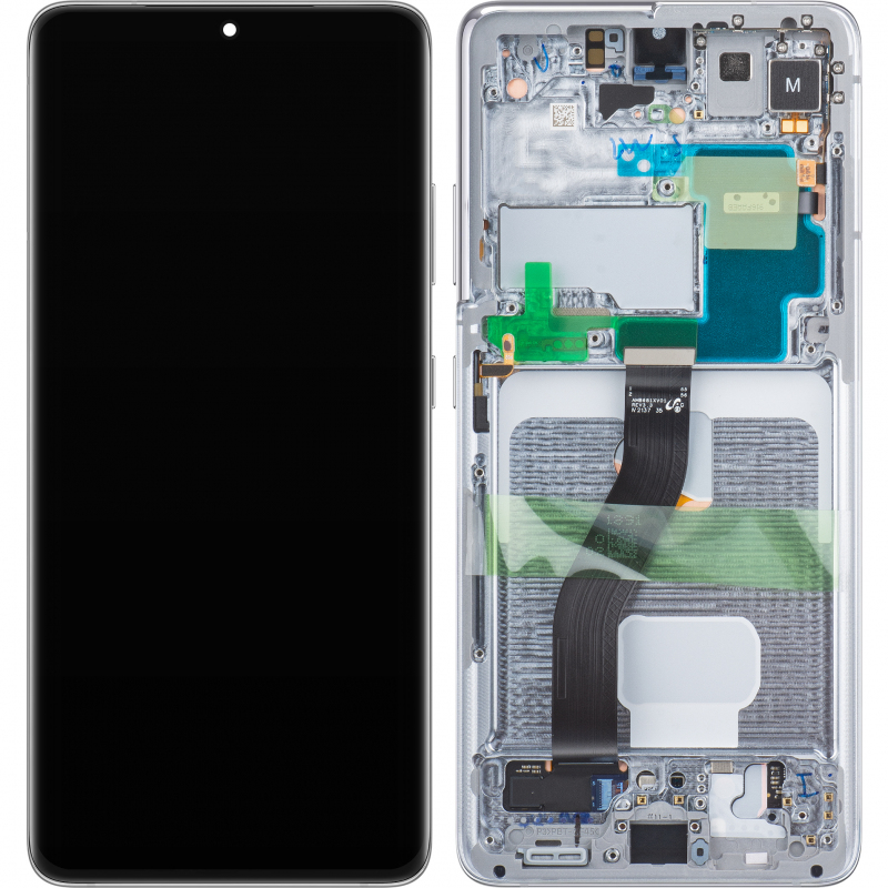 Samsung Galaxy S21 Ultra 5G G998B Silver LCD Display Module (W/O Camera)