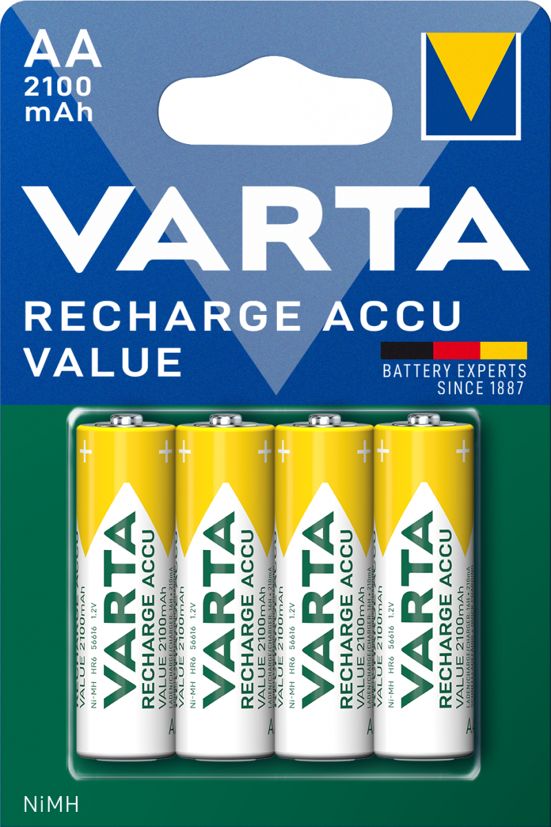 varta-rechargeable-batteries--2C-aa---lr06-2C-2100mah-2C-nimh-2C-set-4-pcs--28eu-blister-29
