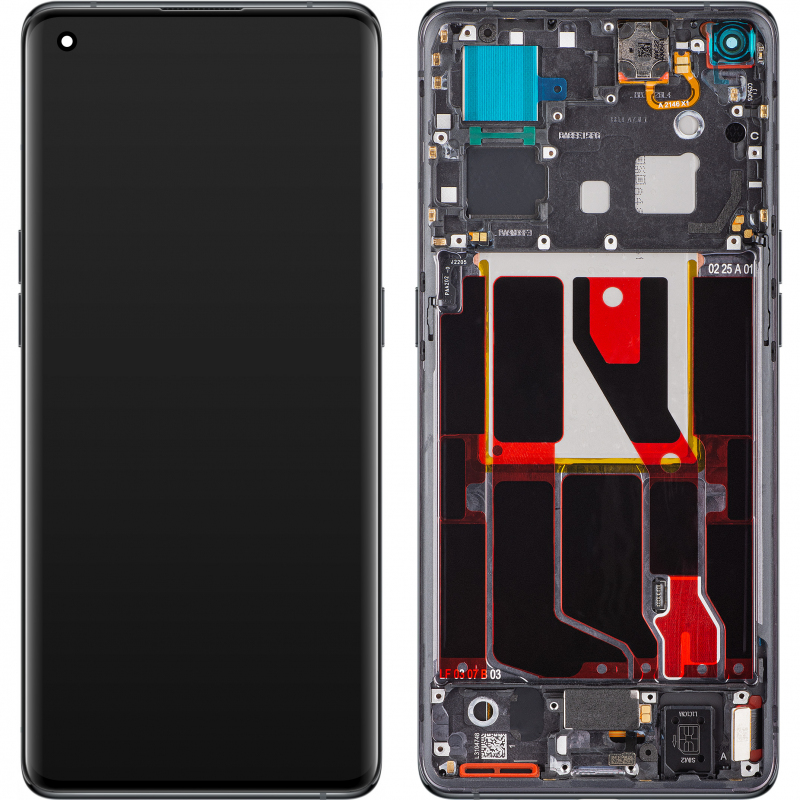 oppo-find-x5-black-lcd-display-module
