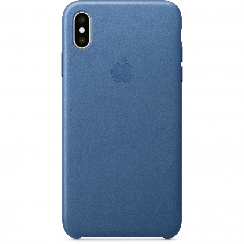 Leather Case For Apple iPhone XS Max, Cape Cod Blue MTEW2ZM/A